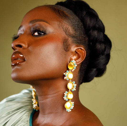 MONALISA Danglers (Yellow)