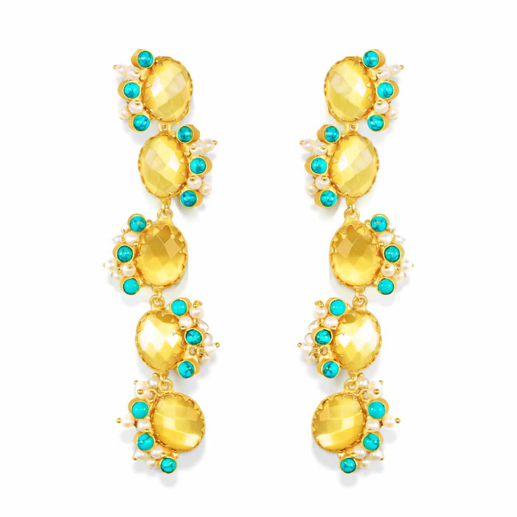 MONALISA Danglers (Yellow)